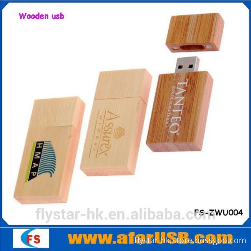 2015 Redwood USB stick with emboss logo,maple Wooden USB 8GB Environment-friendly electronic product gift
